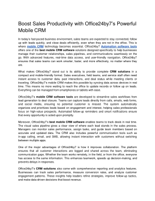 Boost Sales Productivity with Office24by7s Powerful Mobile CRM.docx  Google Docs