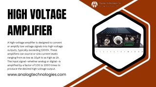 High voltage amplifier (4)