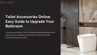 Shop Premium Toilet Accessories Online