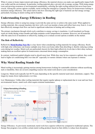 How to Fuel Energy Savings by Choosing the Right Type of Material in local marke