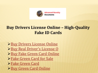 Buy Drivers License Online – High-Quality Fake ID Cards