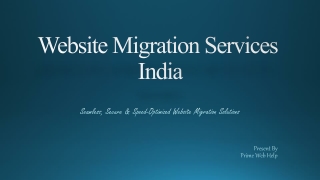 Website Migration Services