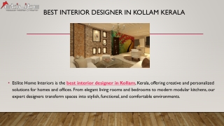 Best Interior Designer in Pathanamthitta- Etilite Home Interiors