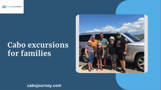 Cabo excursions for families