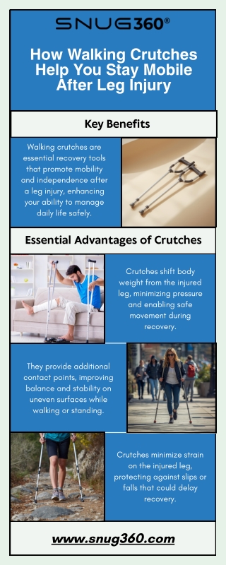 How Walking Crutches Help You Stay Mobile After Leg Injury