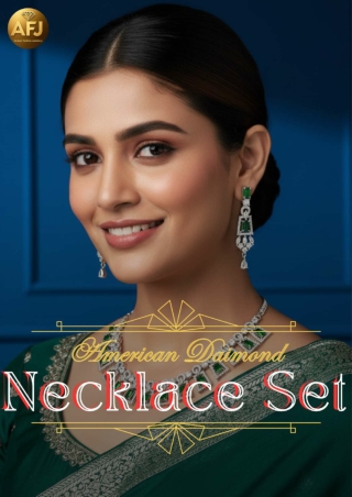 American Diamond Necklace Set Wholesale From Ambani Fashion Jewellery in Kolkata
