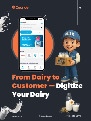 Dairy Management App: 40% Faster Milk Delivery