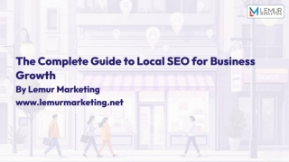 The Complete Guide to Local SEO Growth