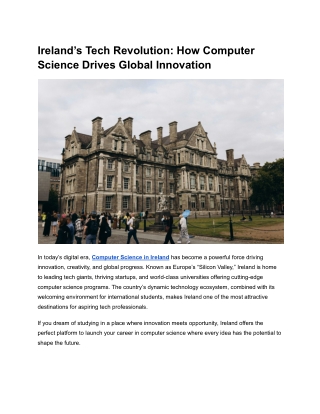 Ireland’s Tech Revolution_ How Computer Science Drives Global Innovation