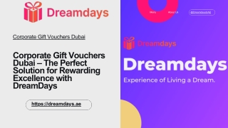 Corporate Gift Vouchers Dubai – The Perfect Solution for Rewarding Excellence wi