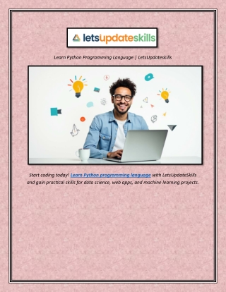 Learn Python Programming Language