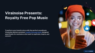 Royalty Free Pop Music for Creators with High-Quality Pop Beats