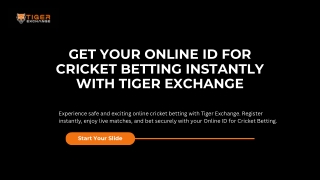 Get Online ID for Cricket Betting with Tiger Exchange