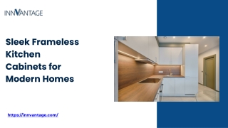 Sleek Frameless Kitchen Cabinets for Modern Homes