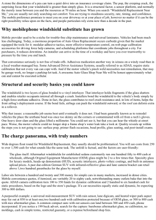 Windshield Replacement Near Me: Mobile Costs and Coverage