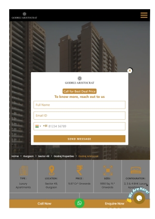 Download the Godrej Aristocrat Brochure PDF