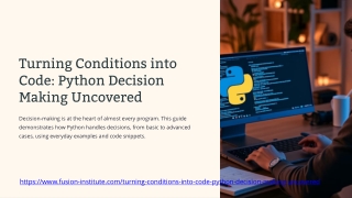 Exploring Python Logic: How to Turn Conditions into Code