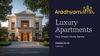 Aradhyam Plot C - Aarambh Tower - Luxury Apartments Ghaziabad.