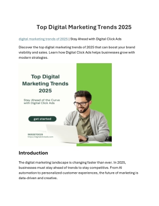 Digital Marketing Trends
