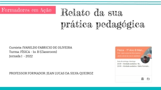 Relato - Lançamento do foguete OBA - trajetória Obliquo