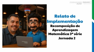 Relato - grafico e 1a. lei de Ohm - Implementacao_Recomposicao_Mat3_J2_2025