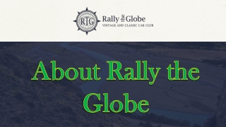 About Rally the Globe