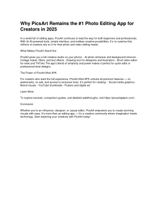 Why_PicsArt_Remains_the_No1_Photo_Editing_App_2025