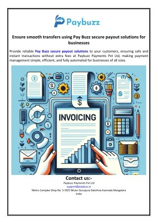 Ensure smooth transfers using Pay Buzz secure payout solutions for businesses