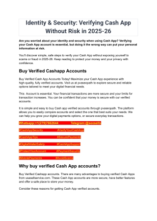 Identity & Security_ Verifying Cash App Without Risk in 2025-26
