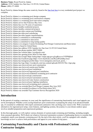 Customizing Performance and Charm with Professional Custom Contractor Insights