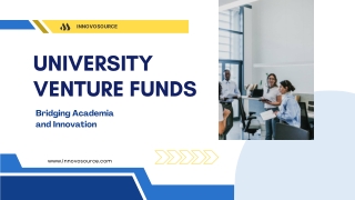 University Venture Funds: How Academia Is Powering the Next Wave of Innovation |