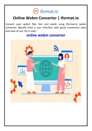 Online Webm Converter  Iformat.io