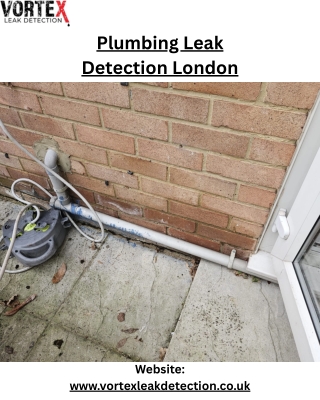 Professional Plumbing Leak Detection in London – Accurate, Fast & Non-Invasive