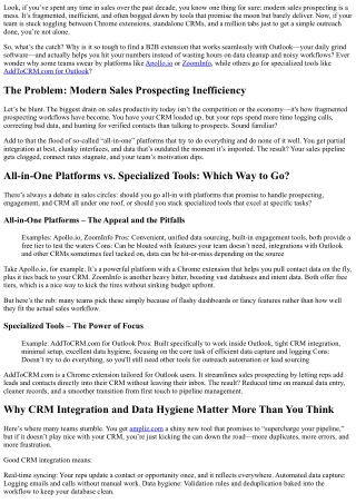 Best B2B Extension for Outlook Users: Cutting Through the Noise