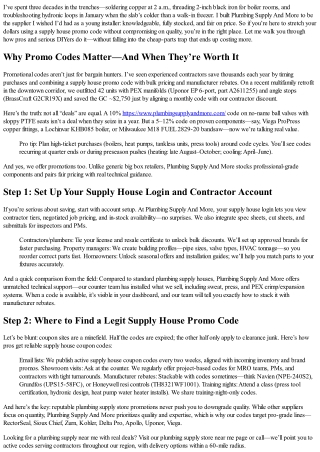 Maximize Your Budget with a Supply House Promo Code: A Step-by-Step Guide