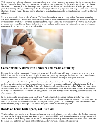 Top Reasons to Choose a Beauty School for a Rewarding Career