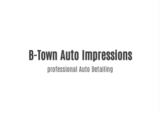 B-Town Auto Impressions