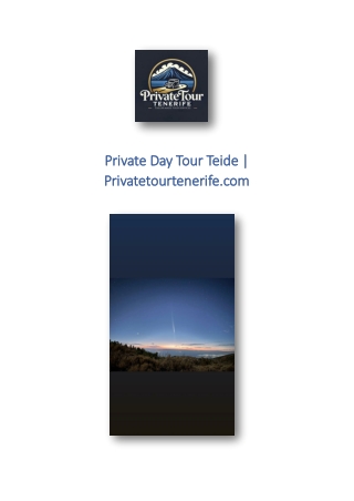 Private Day Tour Teide | Privatetourtenerife.com