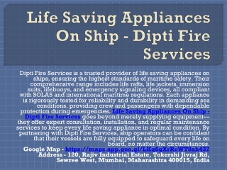 Immersion Survival Suit - Dipti Fire Services