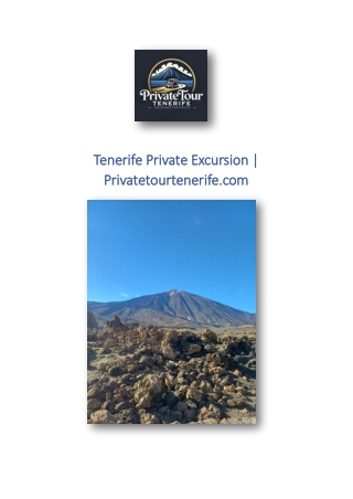 Tenerife Private Excursion | Privatetourtenerife.com