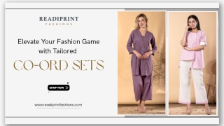 Elevate Your Fashion Game with Tailored Co-Ord Sets