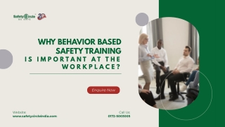 Behavior Based Safety Training