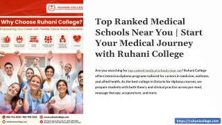 Enroll in the Best PSW Programs in Ontario at Ruhani College