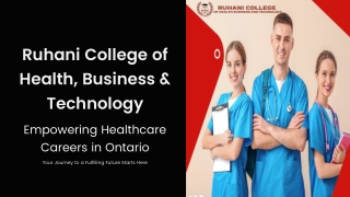 Discover One of the Best Acupuncture Schools in Ontario – Ruhani College