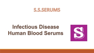 Infectious Disease Human Blood Serums (6)