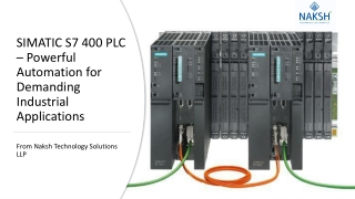 SIMATIC S7 400 PLC – Powerful Automation for Demanding Industrial Applications