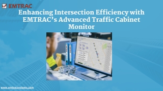 Enhancing Intersection Efficiency with EMTRAC’s Advanced Traffic Cabinet Monitor
