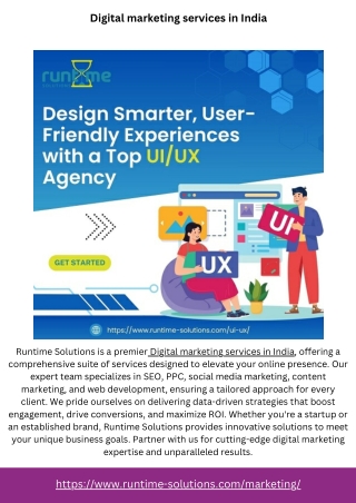 Digital marketing services in India