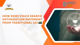 How Does Voice Search Optimization Different  from Traditional SEO