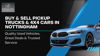 Buy & Sell Pickup Trucks, 4x4 Cars & Suzuki Jimny in Nottingham